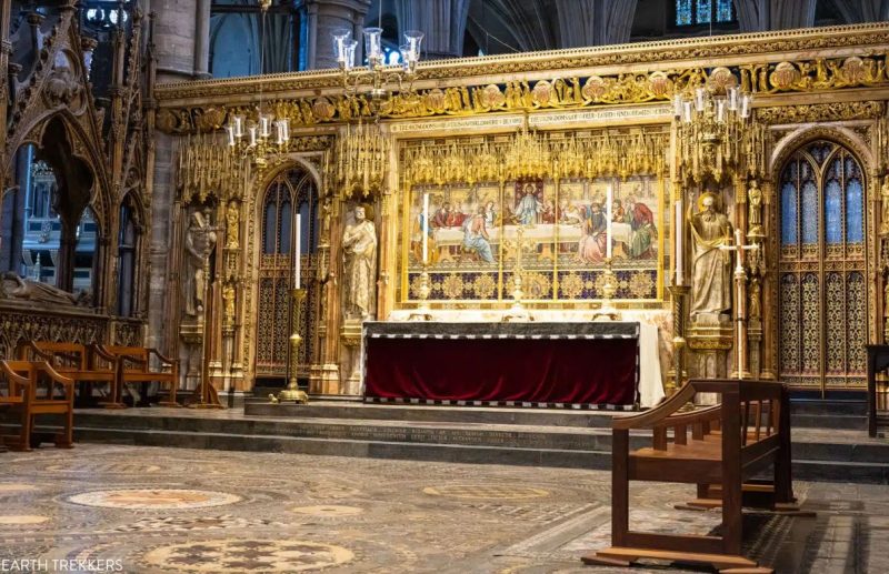 altare di Westminster e il Cosamati Pavement