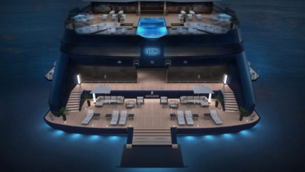 Yacht del Ritz-Carlton Evrima crociera